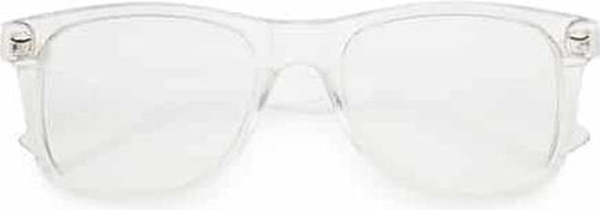 Freaky Glasses® - deluxe spacebril - festival bril - dames en heren - transparant