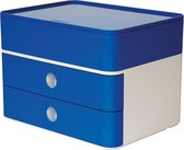 HAN Smart-box plus Allison - 2 lades + box - royal blauw - HA-1100-14