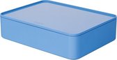 Smart-organiser Han Allison box met binnenschaal en deksel hemels blauw, stapelbaar HA-1110-84