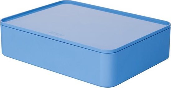 HAN Smart-organiser Allison - box met binnenschaal en deksel - stapelbaar - hemelsblauw - HA-1110-84