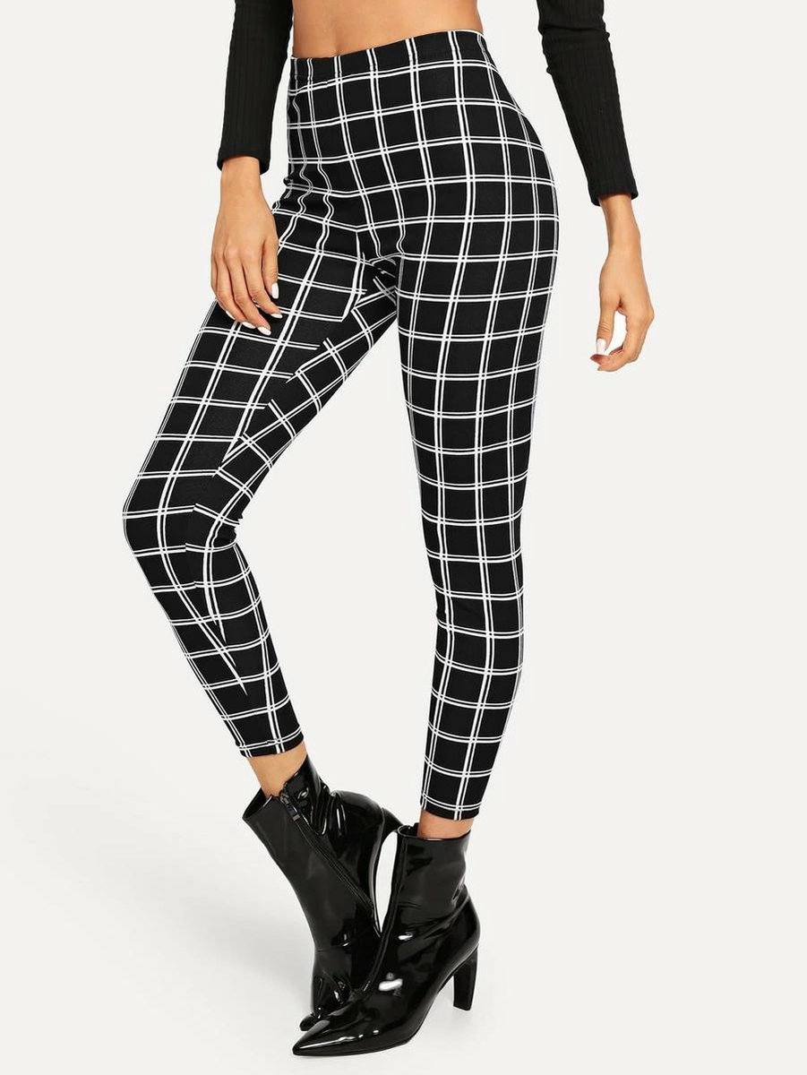 Legging geruit deals