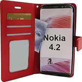 Nokia 4.2 - Bookcase Rood - portemonee hoesje
