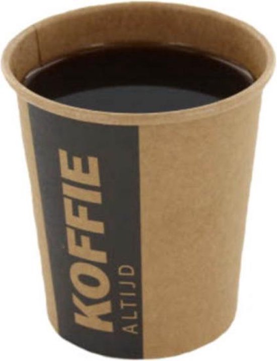 Koffiebeker - Kartonnen beker - Koffie cup - 177ml - Koffiebeker bedrukt - Altijd Koffie
