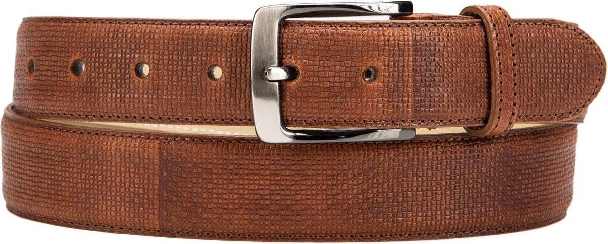 Rehab Belt Buffalo Wall 4100 Broekriem Cognac Leer Heren 115CM - Bruin - 115CM