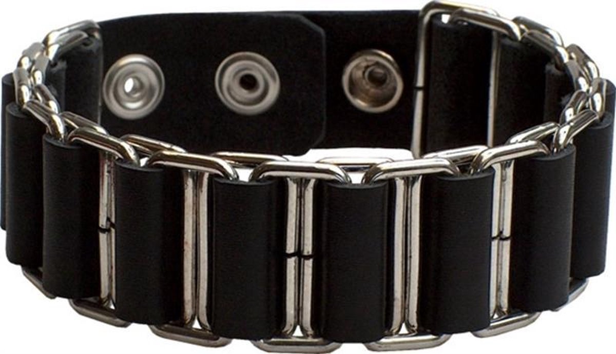 MisterB leren schakel armband small