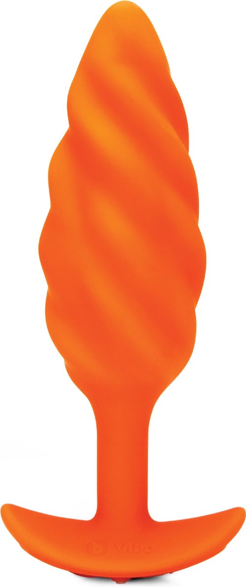 Goedkoopste B-Vibe - Texture Plug Swirl Oranje