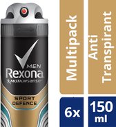 Rexona Men Sport Defence - 6 x 150 ml - Deodorant Spray