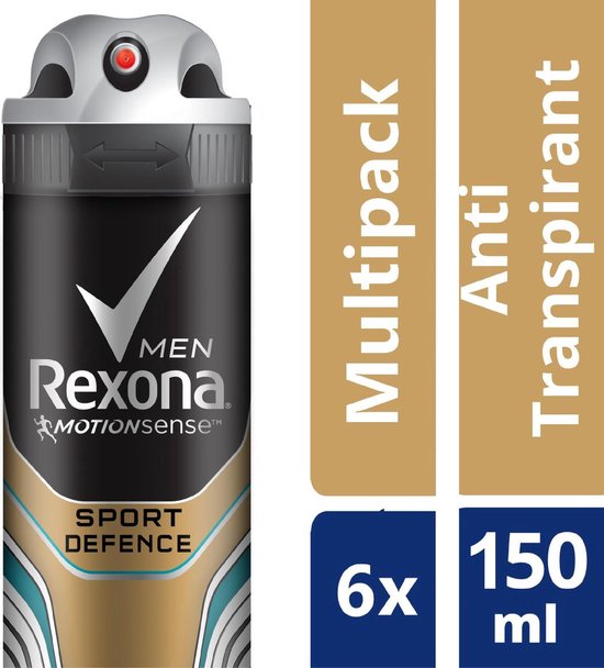 Rexona Men Sport Defence - 6 x 150 ml - Deodorant Spray | bol.com