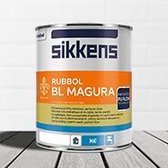 Sikkens-Rubbol-BL Magura-Ral 7016 Antraciet-1 liter Ral 7016 Antraciet - - Watergedragen lakverf - - - Mat -