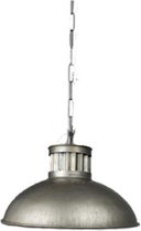 Hanglamp Industrieel - Grijs Metaal - Kap Ø 36 cm