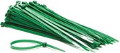 Kabelbinders set met nylon - 4.6 x 200 mm - groen (100 st.)