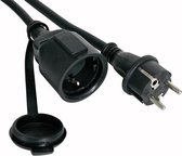 Verlengkabel rubber 5 m - 3g2.5 - randaarde
