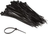 Kabelbinders set met nylon  - 2.5 x 100 mm - zwart (100 st.)