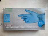 Wegwerp Handschoenen Ongepoederd, Latex-vrij, Nitrile, 100 stuks huishoudhandschoenen van uitstekende kwaliteit