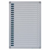 Whiteboard dagplanner 30x45 cm - planbord - magneetbord
