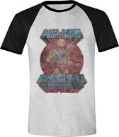 Masters of the Universe - He-Man Pose Raglan Heren T-Shirt - Veelkleurig - XL