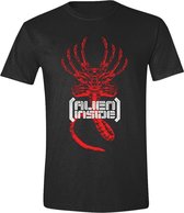 Alien - Alien Inside Heren T-Shirt - Zwart - L