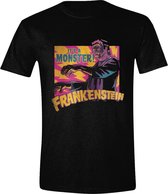 Universal Monsters - Frankenstein Men T-Shirt - Black - L