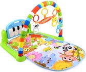 Babygym - 3 in 1 Speelmat Met Piano - Activity Gym - Speelkleed Met Boog - Kick And Play - Blauw