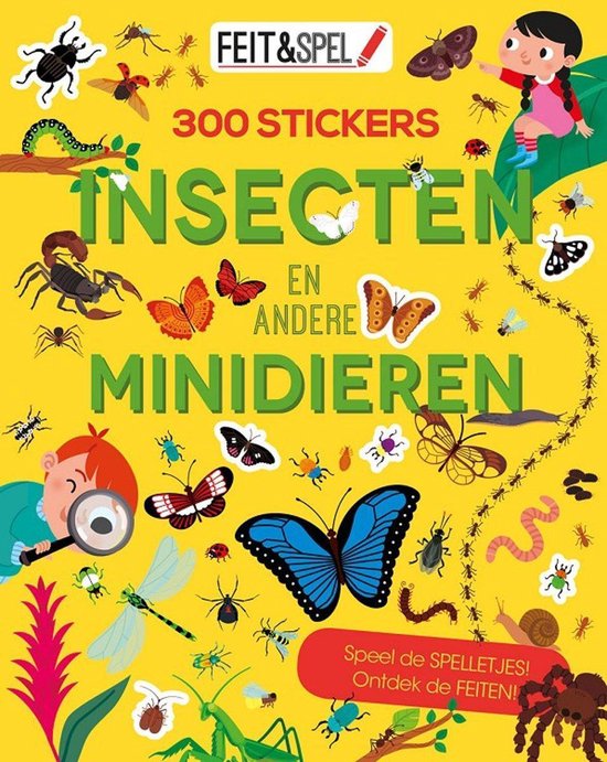 Afbeelding van het spel Kinderboeken Icob Insecten - Feit en spel. Insecten en minidieren (300 stickers)