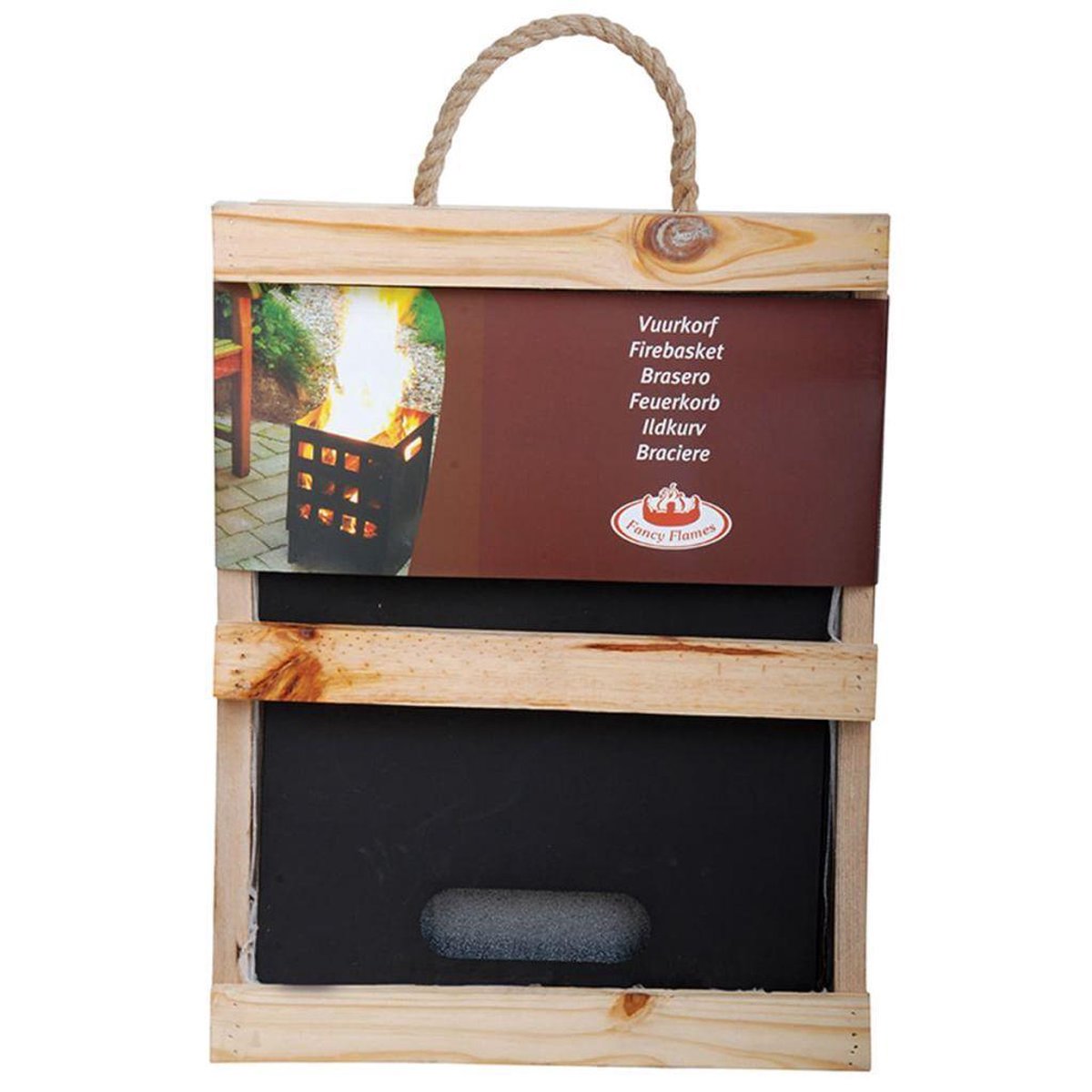 Esschert Design Brasero - 30 x 30 x 40 cm - Noir