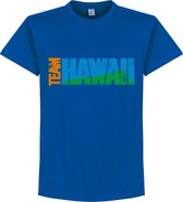 Team Hawaii T-Shirt - Blauw - XXXL