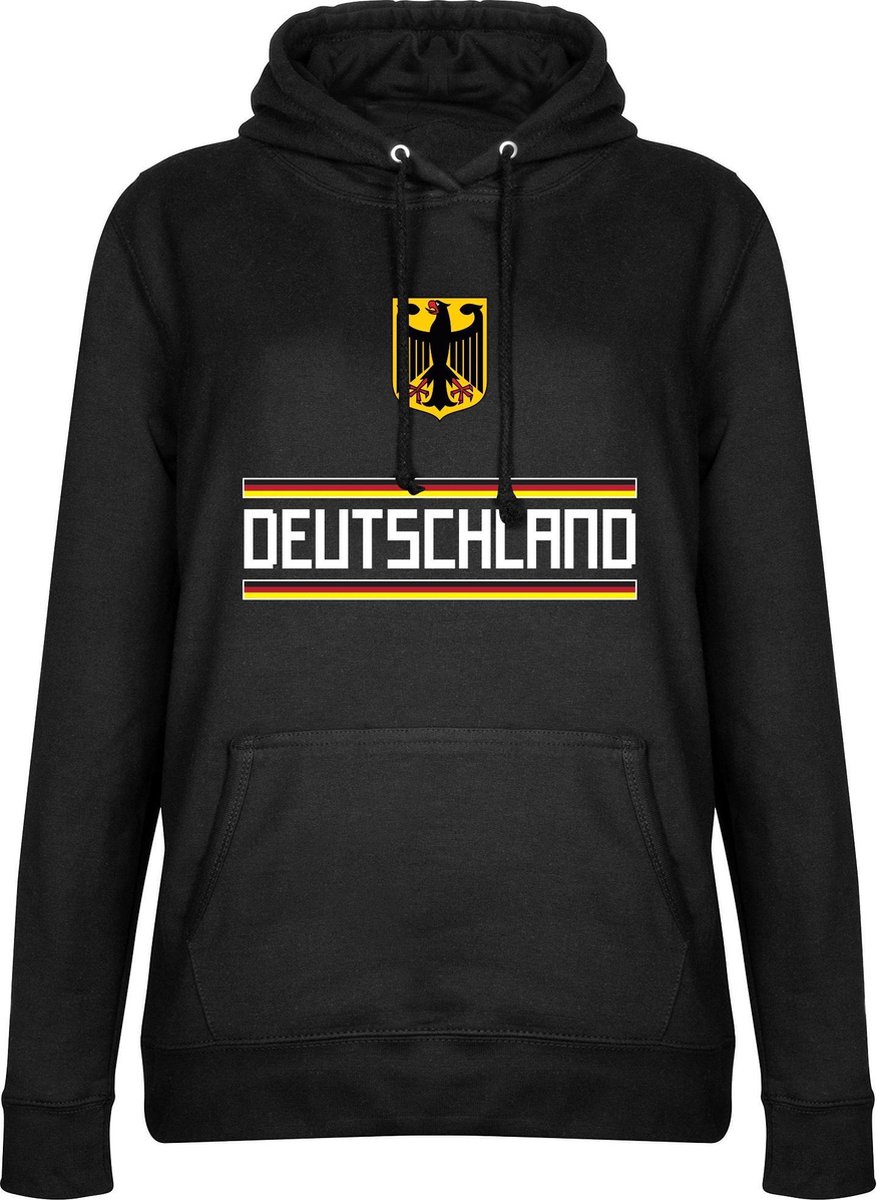 Duitsland Team Dames Hoodie - Zwart - XXL
