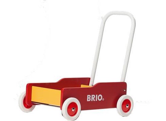 Product: BRIO Geel/rode loopwagen - 31350, van het merk BRIO