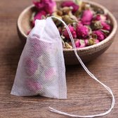 WiseGoods - Sachets de thé de qualité supérieure - Papier filtre - Thé / herbes en vrac - 100 pcs