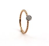 Tomylo Passione ring met 0.05 ct. diamant H/Si /54