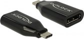 DeLOCK Premium USB-C naar DisplayPort adapter met DP Alt Mode (4K 60 Hz) / zwart