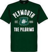 Plymouth Established T-Shirt - Groen - XXXL