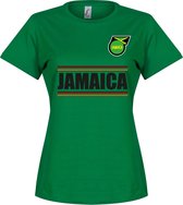 Jamaica Team Dames T-Shirt - Groen - XL