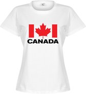Canada Team Dames T-Shirt - Wit - XXL