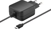 Goobay USB Micro B thuislader met vaste kabel - 3,1A / zwart - 1 meter