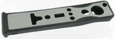 Dolphix Controller skin voor Nintendo Wii Remote controllers met/zonder MotionPlus / zwart