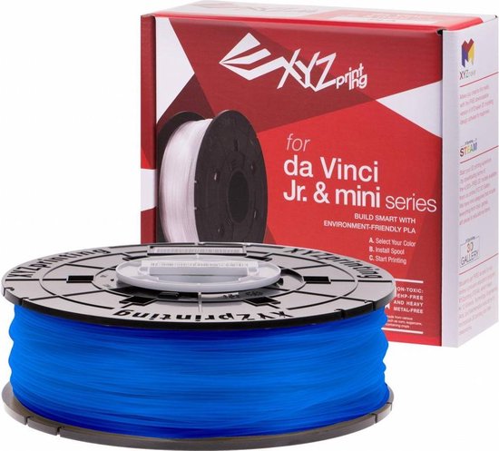 XYZ printing 600gr Clear Blue PLA Filament Cartridge da vinci jr - XYZprinting