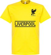 Liverpool Team T-Shirt - Geel - XL