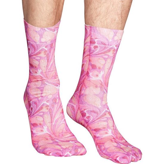 Happy Socks Specials Marble pink - maat One-Size