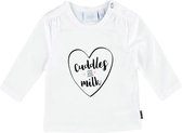 Feetje Shirtje l/m Cuddles Milk|MT. 56|Wit