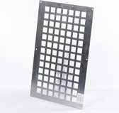 Gavo Ventilatieplaat enkel rij aluminium 25 x 40cm (Prijs per stuk)