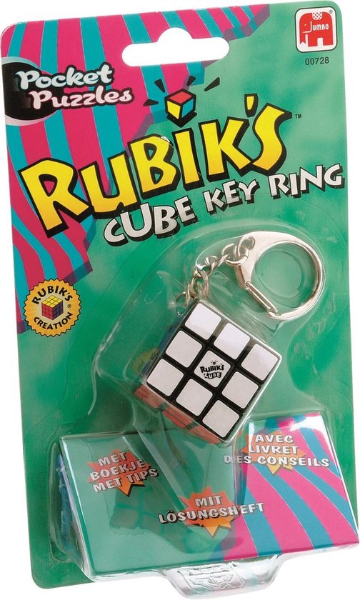 3D kubus sleutelhanger met dennenzaden - Silvia Bruin Reclame Advies