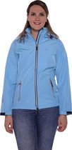 BJØRNSON SILJE Softshell Jas Winddicht Dames - Maat 54 - Blauw Aqua