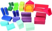 Grimm's 30 Colored Geo-Blocks