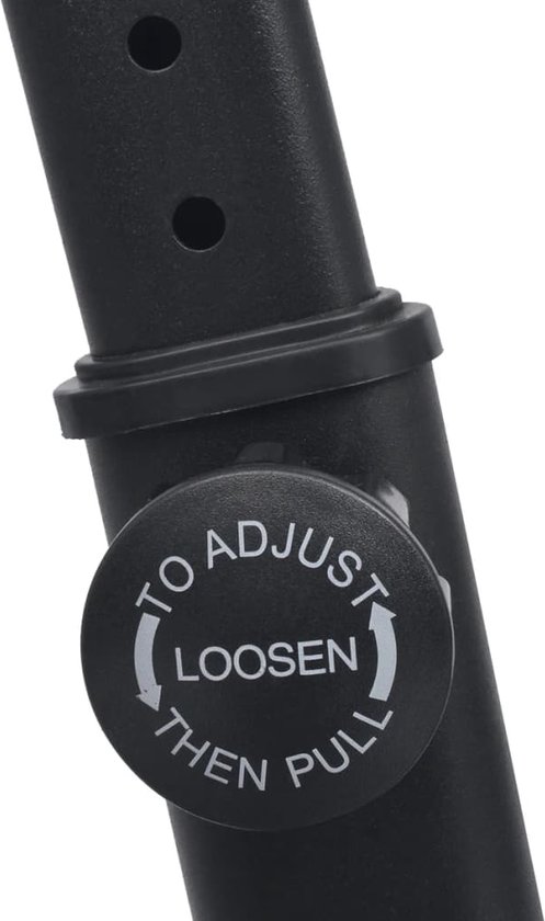 VDXL Hometrainer met hartslagsensoren zwart en rood