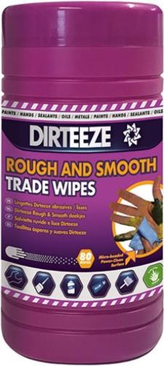 Dirteeze Rough & Smooth wipes (80st)