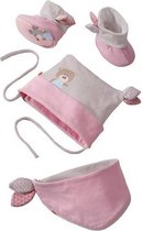 Haba kinderkleding babyset Knuffelvrienden roze 7164