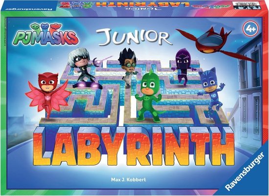 Thumbnail van een extra afbeelding van het spel Ravensburger PJ Masks Junior Doolhof - Kinderspel