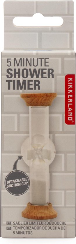 Minuterie de douche de 5 minutes – Kikkerland Design Inc