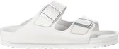 Birkenstock Monterey Exquisit Dames Slippers Wit Leer Regular-fit – maat 38